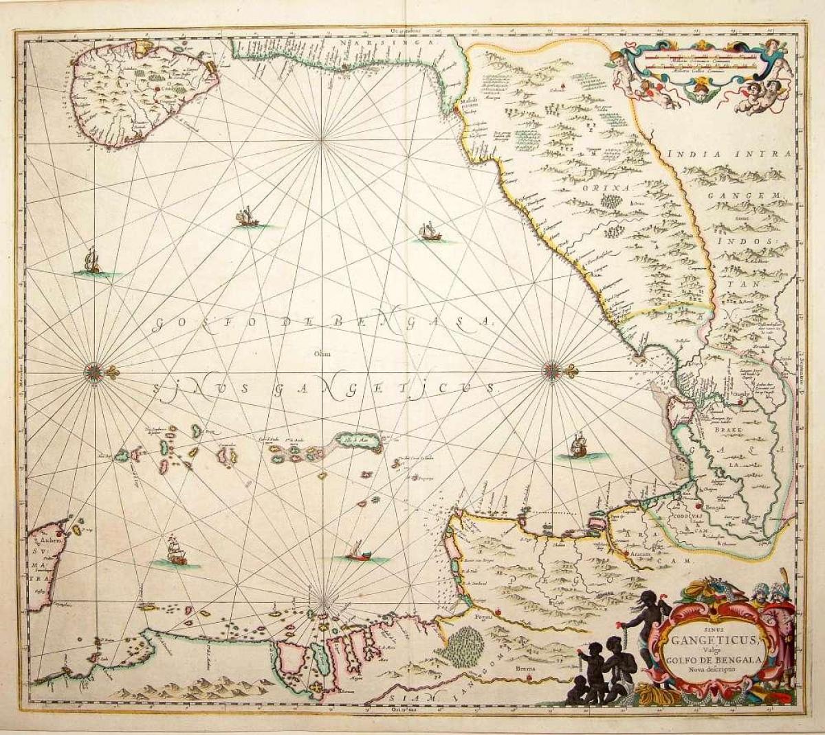 antiga Sri Lanka mapa