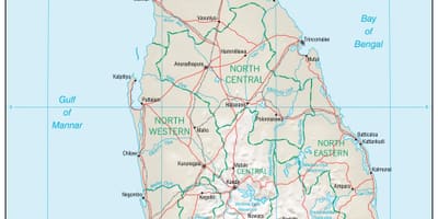 Mapa do Sri Lanka street view