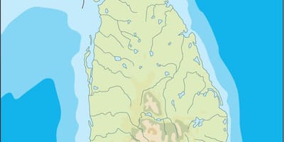 Sri Lanka vetor mapa