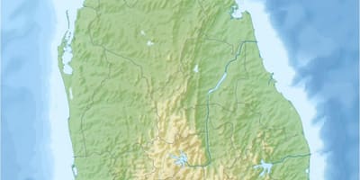 Mapa da terra mapa do Sri Lanka